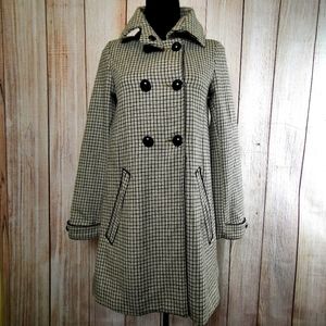 H&M Mod Plaid Coat